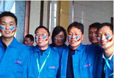 超前涂料90同學會現(xiàn)場！河南真石漆知名品牌